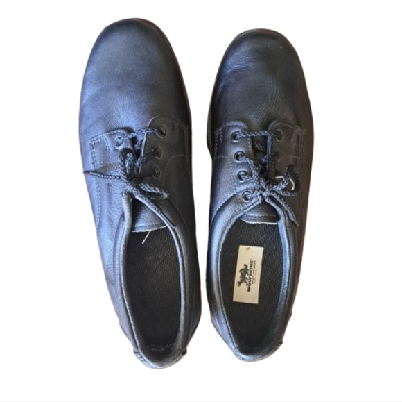 NWOT Mens Wolverine Black Leather Slid Resistant Workshoes 10.5 M - Picture 11 of 13